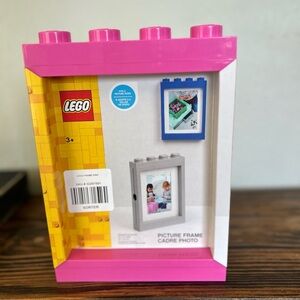 LEGO Stackable Picture Frame, Collectible LEGO Decor, Pink, BNWT
